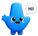 O mascote do Arroxy acenando